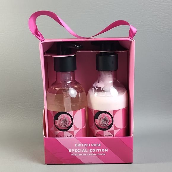 The Body Shop Other - The Body Shop British Rose Hand Wash &‎ Hand Lotion Special Edition Gift Set